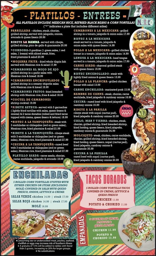 La Bamba Menu image 2