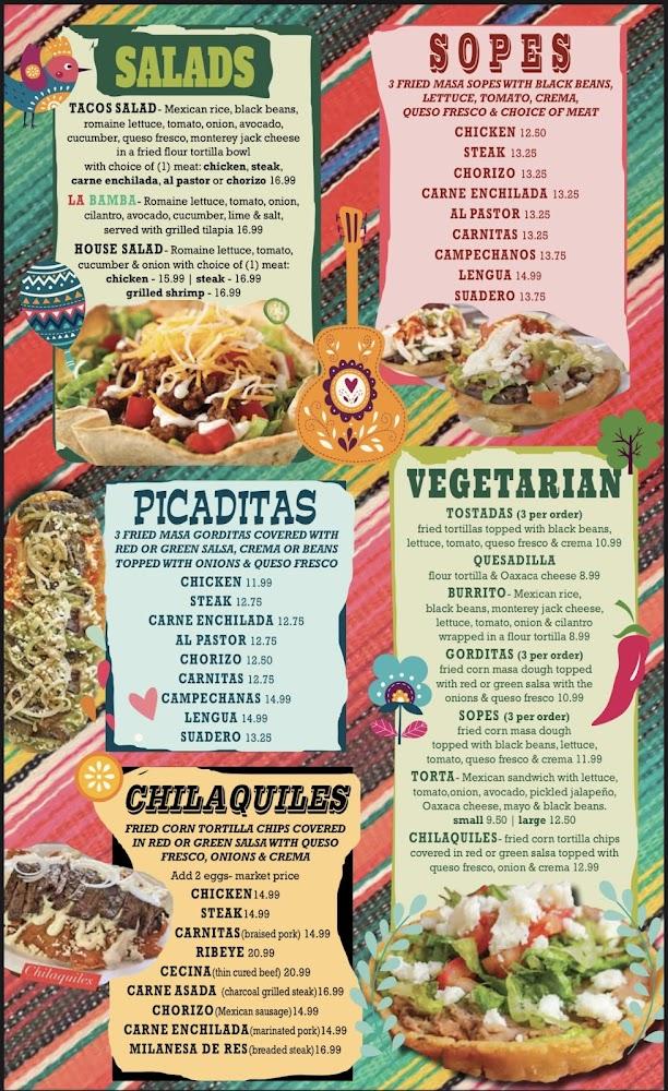 La Bamba Menu image 4